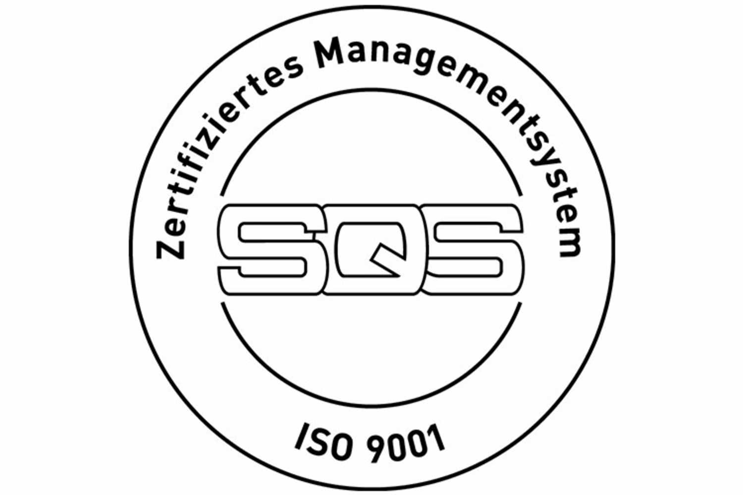 SQS Label for ISO 9001