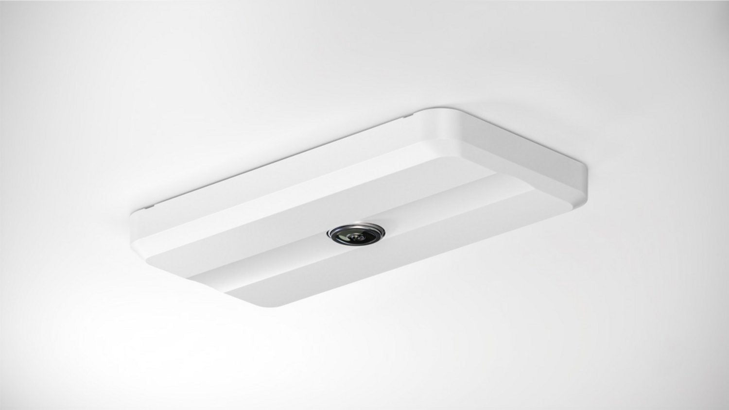 Xovis APF sensor mounted flush against ceiling surface